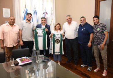 Fuentes mantuvo una reunión de trabajo con la comisión directiva del Club Patagonia