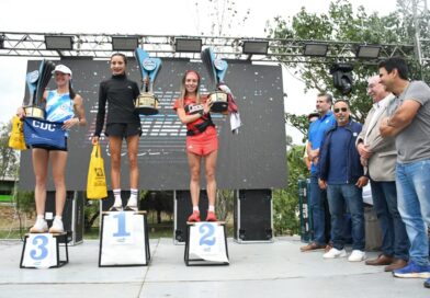 Nélida Peñaflor dejó el título de la La Ciudad Corre en Santiago